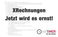 Xpert-Timer V8 - die XRechnung kommt