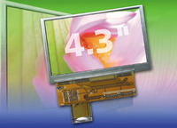 4,3" High-Brightness TFT-Display von Powertip