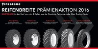 Firestone startet Prämienaktion „REIFENBREITE“