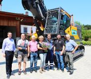 Auslieferung neuer Volvo Heavy Duty-Maschine spricht sich rum