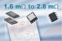 Vishay TrenchFET® Power MOSFETs For OR-ing Applications Feature Industry-Best On-Resistance Down to 1.5 Milliohms in SO-8 Footprint Area with 20-V Drain-to-Source and Gate-to-Source Ratings