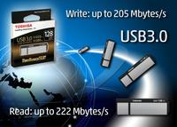 Toshiba stellt neue USB 3.0 Flash-Sticks mit bis zu 128 GB Speicherkapazität vor