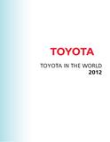 Aktuelle Broschüre "Toyota in the World"