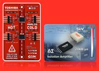 TOSHIBAs Isolationsverstärker mit Delta-Sigma-Wandler testen mit der GLYN IsoAmp-Promocard