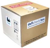 Die deficheck box für Sicherheitstechnische Kontrollen an AED