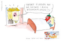 Rattelschneck-Zeichner illustriert erstmals Werbekampagne
