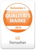 LG TVs als "Qualitätsmarke 2016" ausgezeichnet