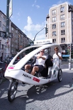 Mit dem Velo-Taxi zur Leichtathletik-WM in Berlin