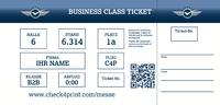 Business-Ticket für Druckdatei