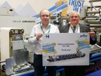 Gallus celebrates sold Labelmaster No. 100