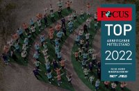 FOCUS-BUSINESS-Auszeichnung zum Top Arbeitgeber Mittelstand 2022