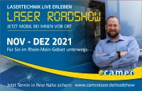 Lasertechnik live erleben - in der cameo Roadshow