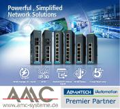 EKI-2525- & EKI-2528 Serie – bewährte unmanaged Ethernet Switche mit 5 oder 8 Ports für die Industrie
