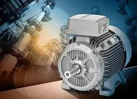 Kompakte Asynchronmotoren mit Graugussgehäuse von Siemens für raue Umgebungen