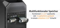ICY DOCK ToughArmor MB602SPO-B 2 x 2,5" SAS/SATA SSD/HDD & (Ultra) Slim ODD Wechselrahmen