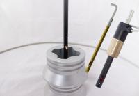 Ultraminiature laser sensor to calculate 3D models of small holes and tubes