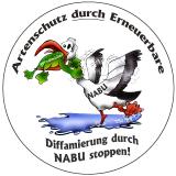 Windkraft-Vertreter protestieren gegen den NABU