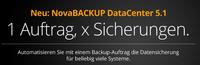 NovaBACKUP DataCenter 5.1 mit 1-Stop-Backup-Deployment und VMware Replikation