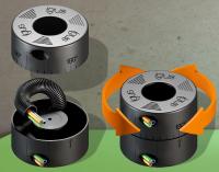 Kompaktes Drehmodul von igus für Rotationen auf engstem Raum