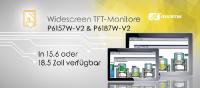 AXIOMTEKs ultraflache Multi-Touch Widescreen TFT-Monitore