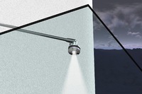 Leuchtendes Glasvordach für Ihren Eingangsbereich von Abel Metallwaren