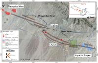 KORE Mining discovers gold in dry stream beds between Imperial and Mesquite increasing confidence for new gold discoveries
