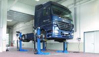 Radgreifer-Hebeeinrichtung RGB - besonders für Busse und LKWs