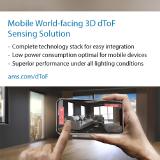 ams partners with ArcSoft to demonstrate complete solution for world-facing 3D dToF sensing in mobile devices