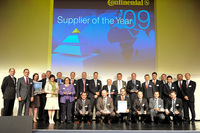 Continental Presents its Automotive Supplier of the Year 2009 Award to Twelve Companies