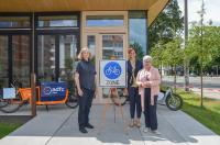 Deutschlands erste Fahrradzone in der Neustadt
