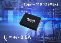 Gate-Treiber-Optokoppler von Toshiba in flachem Gehäuse mit 2,5 A Spitzenstrom
