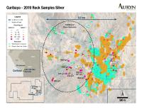 Auryn Expands High-Grade Zone at Curibaya by 1.5 kilometers with Additional High-Grade Silver, Gold and Copper Samples