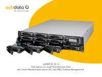 actidata stellt neues Rackmount-NAS-System mit 24x7 Server-Komponenten der Extraklasse vor