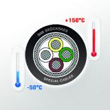 Sensorkabel für Temperaturen von -50 bis +150 C°
