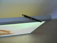 Leuchtbilder flach wie ein Bilderrahmen
