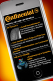 Fußball- und Reifeninfos von Continental jetzt auch vom Handy abrufbar