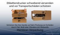 Transportschäden vermeiden und hochpreisige Etikettendrucker schützen