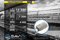 13.500 Güterwagen: Transwaggon rüstet gesamte Flotte mit Telematik von Savvy aus