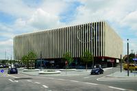 Sinuswelle als Fassade