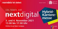 next digital: eurodata stellt auf hybrider Karrieremesse aus