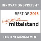 Innovationspreis IT: SixCMS ist BEST OF 2015