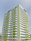 Energiesparen in Bestform: Erstes deutsches Passivhochhaus setzt auf Fenster aus GENEO