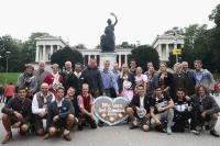 The BMW sports family meets up at the traditional Wiesn regulars table at the Oktoberfest in Munich