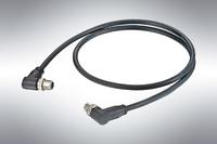 Zuwachs im M12 Systemkabel-Portfolio: D-kodiert umspritzte Systemkabel