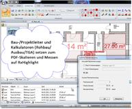 Bau-/Projektleiter und Kalkulatoren (Rohbau/Ausbau/TGA) setzen zum PDF Skalieren und Messen auf RxHighlight
