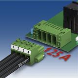 New Phoenix Contact PC 35 high current PCB connector provides reliable connection up to 125A - available at TTI Inc