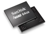 SanDisk verdoppelt mit 64 GB iNAND Embedded Flash Drives die Speicherkapazität für Mobiltelefone und Mobilgeräte