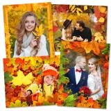Herbstlaub-Rahmenpaket von AKVIS: Die ganze Farbenpracht des goldenen Herbstes!