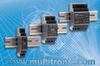 Ultraschlanke und effiziente Hutschienennetzteile mit 15-60 Watt im Automatengehäuse bei M+R