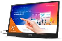 AOC präsentiert tragbares 15,6"-Display mit 10-Punkt-Touchfunktionalität: 16T2